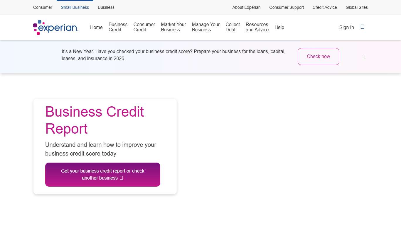 Business Credit Report - Run a Free Company Search Experian
