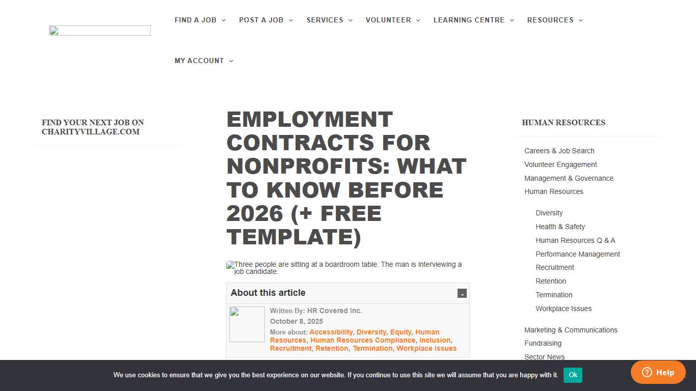 Employment contracts for nonprofits: What to know before 2026 (+ free template) -